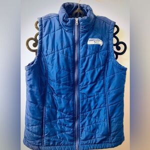 Seattle Seahawks NFL Quilted Vest with Logo